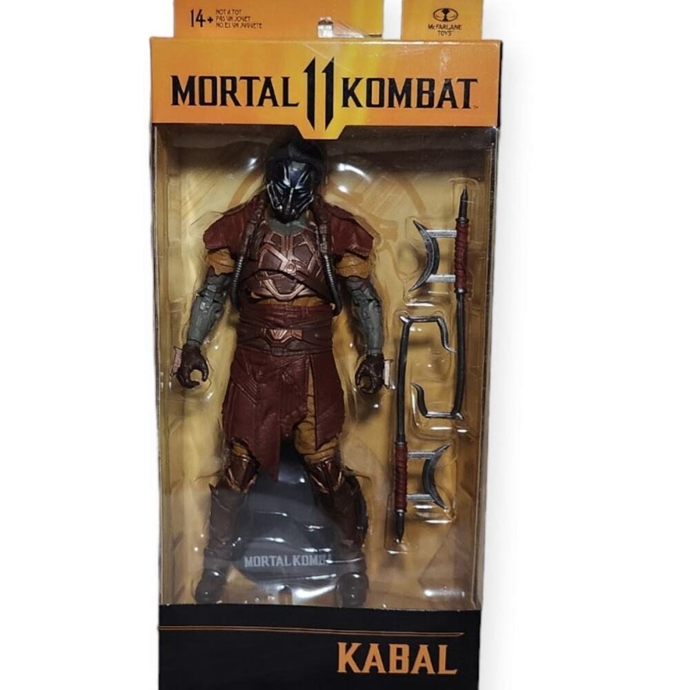 McFarlane Mortal Kombat II Kabal 7" Action Figure 2022 New Sealed MK2